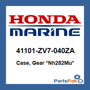 Honda 41101-ZV7-040ZA Case, Gear *Nh282Mu* (Oyster Silver); 41101ZV7040ZA