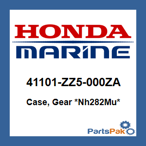 Honda 41101-ZZ5-000ZA Case, Gear *Nh282Mu* (Oyster Silver); 41101ZZ5000ZA