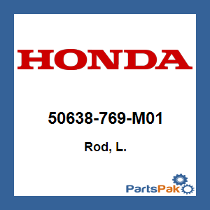 Honda 50638-769-M01 Rod, L.; 50638769M01