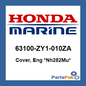Honda 63100-ZY1-010ZA Cover, Engine *Nh282Mu* (Oyster Silver); 63100ZY1010ZA