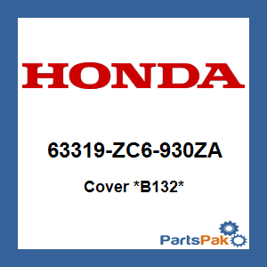 Honda 63319-ZC6-930ZA (Inactive Part)
