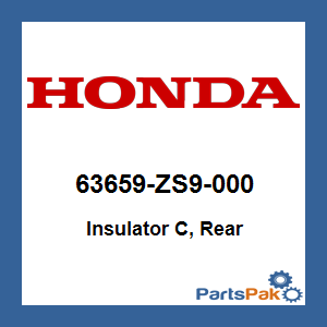 Honda 63659-ZS9-000 Insulator C, Rear; 63659ZS9000