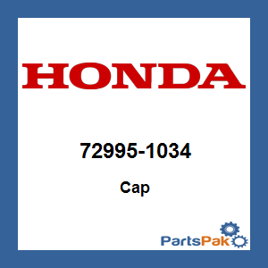 Honda 72995-1034 Cap; 729951034