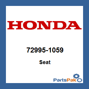 Honda 72995-1059 Seat; 729951059