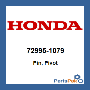 Honda 72995-1079 Pin, Pivot; 729951079