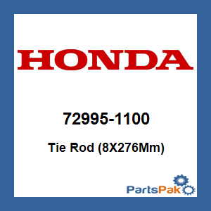 Honda 72995-1100 Tie Rod (8X276Mm); 729951100