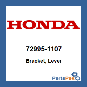 Honda 72995-1107 Bracket, Lever; 729951107