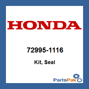 Honda 72995-1116 Kit, Seal; 729951116