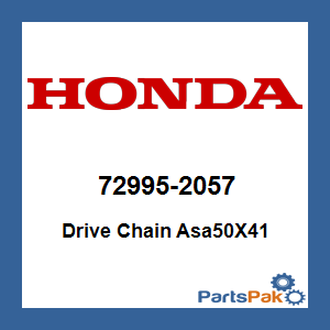 Honda 72995-2057 Drive Chain Asa50X41; 729952057