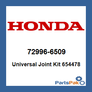 Honda 72996-6509 Universal Joint Kit 654478; 729966509