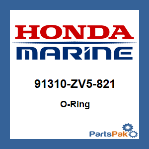 Honda 91310-ZV5-821 O-Ring; 91310ZV5821