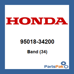 Honda 95018-34200 Band (34); 9501834200