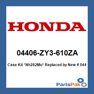 Honda 04406-ZY3-610ZA Case Kit *Nh282Mu* (Oyster Silver); New # 04406-ZY3-611ZA