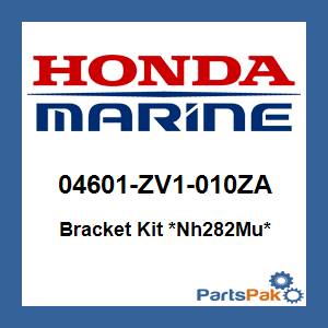 Honda 04601-ZV1-010ZA Bracket Kit *Nh282Mu* (Oyster Silver); 04601ZV1010ZA