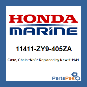 Honda 11411-ZY9-405ZA Case, Chain *NH8* (Dark Gray); New # 11411-ZY9-415ZA