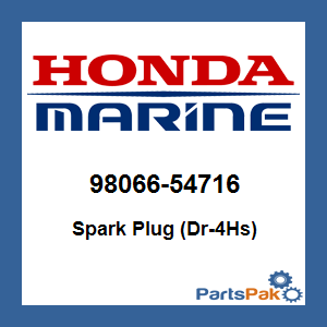 Honda 98066-54716 Spark Plug (Dr-4Hs); 9806654716