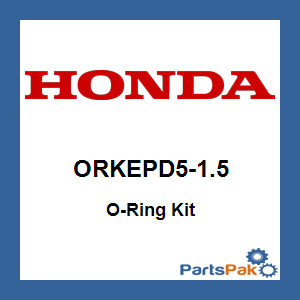 Honda ORKEPD5-1.5 O-Ring Kit; ORKEPD51.5