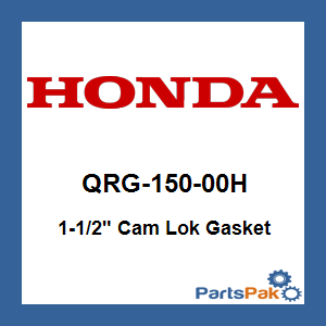 Honda QRG-150-00H 1-1/2-inch Cam Lok Gasket; QRG15000H