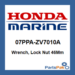 Honda 07PPA-ZV7010A Wrench, Lock Nut 46Mm; 07PPAZV7010A