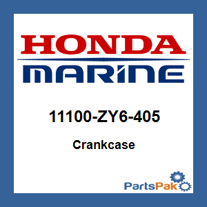 Honda 11100-ZY6-405 Crankcase; 11100ZY6405