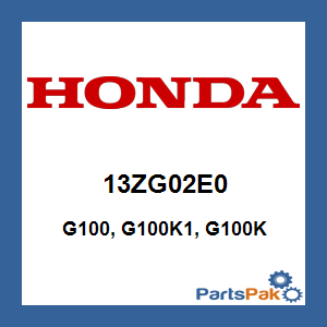 Honda 13ZG02E0 G100, G100K1, G100K; 13ZG02E0