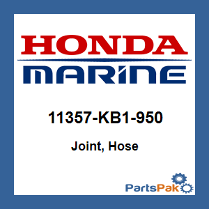 Honda 11357-KB1-950 Joint, Hose; 11357KB1950