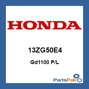 Honda 13ZG50E4 Gd1100 P/L; 13ZG50E4
