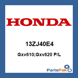 Honda 13ZJ40E4 Gxv610;Gxv620 P/L; 13ZJ40E4