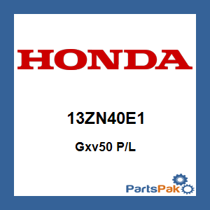 Honda 13ZN40E1 Gxv50 P/L; 13ZN40E1