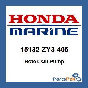 Honda 15132-ZY3-405 Rotor, Oil Pump; 15132ZY3405