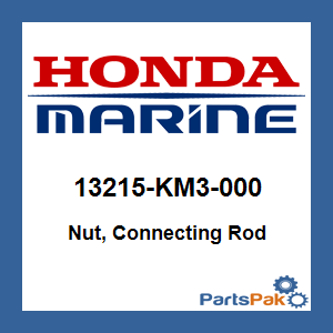 Honda 13215-KM3-000 Nut, Connecting Rod; 13215KM3000