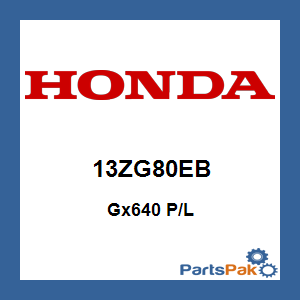 Honda 13ZG80EB Gx640 P/L; 13ZG80EB