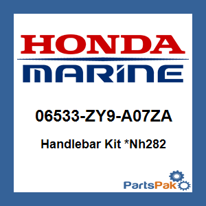 Honda 06533-ZY9-A07ZA Handlebar Kit *Nh282; 06533ZY9A07ZA