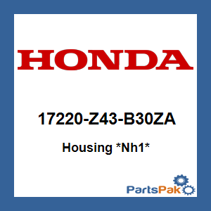 Honda 17220-Z43-B30ZA Housing *NH1* (Black); 17220Z43B30ZA