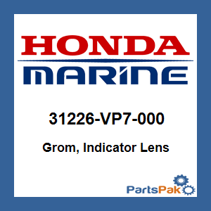 Honda 31226-VP7-000 Grom, Indicator Lens; 31226VP7000