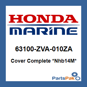 Honda 63100-ZVA-010ZA Cover Complete *NHB14M* (Aquamarine Silver Metallic); 63100ZVA010ZA