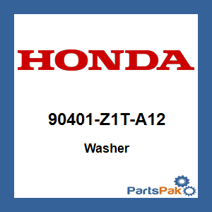 Honda 90401-Z1T-A12 Washer; 90401Z1TA12