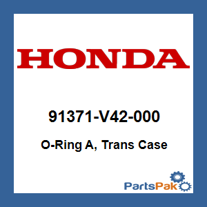 Honda 91371-V42-000 O-Ring A, Trans Case; 91371V42000
