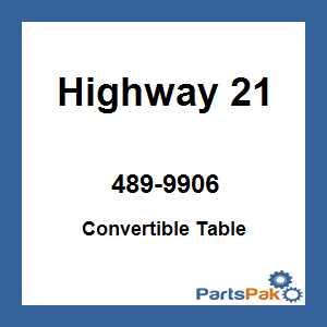 Highway 21 489-9906; Convertible Table