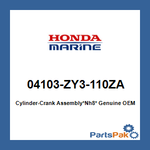 Honda 04103-ZY3-110ZA (Inactive Part)