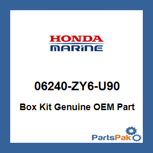 Honda 06240-ZY6-U90 Box Kit; New # 06240-ZY6-U91