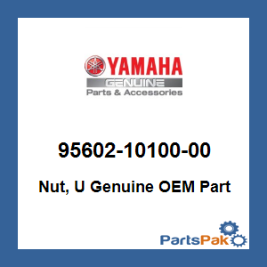 Yamaha 95602-10100-00 Nut, U; 956021010000
