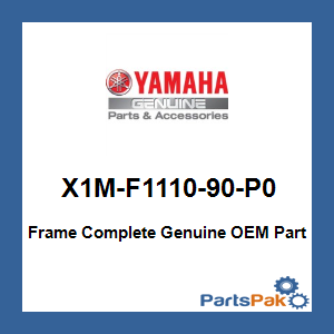 Yamaha X1M-F1110-90-P0 Frame Complete; X1MF111090P0