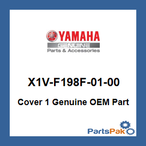 Yamaha X1V-F198F-01-00 Cover 1; X1VF198F0100