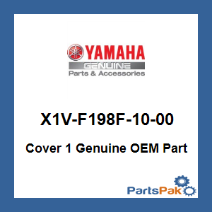 Yamaha X1V-F198F-10-00 Cover 1; X1VF198F1000