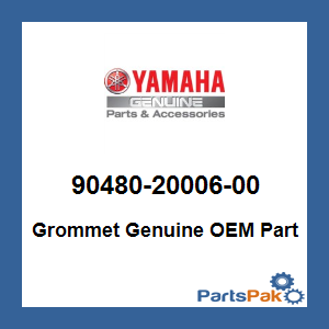 Yamaha 90480-20006-00 Grommet; 904802000600