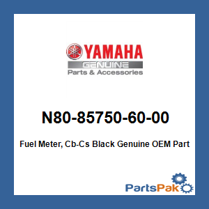 Yamaha N80-85750-60-00 Fuel Meter, Cb-Cs Black; N80857506000