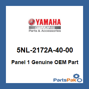 Yamaha 5NL-2172A-40-00 Panel 1; 5NL2172A4000