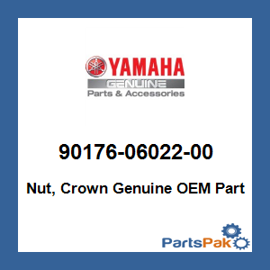 Yamaha 90176-06022-00 Nut, Crown; 901760602200