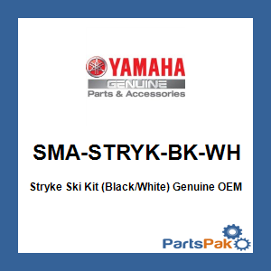 Yamaha SMA-STRYK-BK-WH Stryke Ski Kit (Black/White); SMASTRYKBKWH